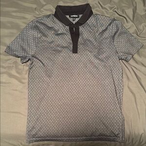 Express Men's Gray Polo Shirt